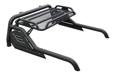BLACK STEALTH Styling Bar mit Gepäckkorb